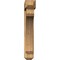 Ekena Millwork Legacy Craftsman Rough Sawn Bracket w/ Offset Brace, Western Red Cedar, 8"W x 42"D x 48"H BKT0806X42X48LEC04RWR - alternate 4